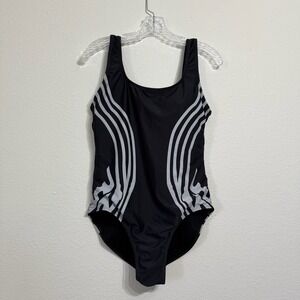 Musterbrand Star Wars Kylo Ren Black and Gray One Piece Swimsuit Womens Size XL‎